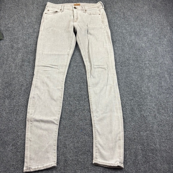 MOTHER Women’s Denim The Looker Pop! light Grey/Cream Skinny Jeans size: 27 - Picture 2 of 9